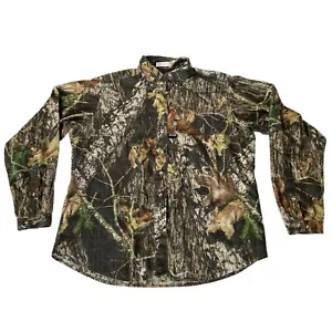 Browning for Her Womens XXL Button up Mossy Oak Breakup Camo Hunting Longsleeve - Picture 1 of 20