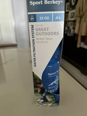 SPORT BERKEY Water Bottle with Filter new in box - Image 1 of 4