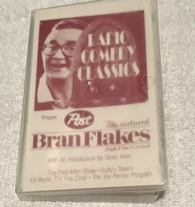 Radio Comedy Classics Post Natural Bran Flakes Collectors Cassette 1988 Preowned - Picture 1 of 4