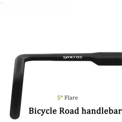 Road Bike Handlebar 360-420mm Black Matt Internal Routing Cockpit Bicycle Part - Image 1 of 4