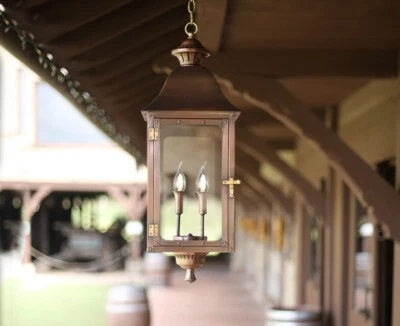 The CopperSmith Biltmore Antler Hill Outdoor Wall Lantern NEW IN BOX AH-22E - Image 1 of 4