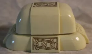 VTG DENNISON Celluloid Black Velvet Jewelry Box Art Deco Ben Tipp Seattle WA ad - Picture 1 of 10