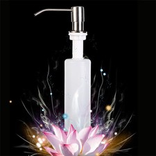 Spüle Einbau Flüssigkeit Spülmittel Seifenschalen Shampoo Lotion Spender Flasche