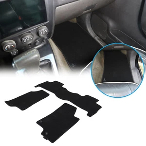 Fits For Hummer H3 2005-2009 Black Suede Car Floor Mat Protector Pad Carpet - Bild 1 von 12