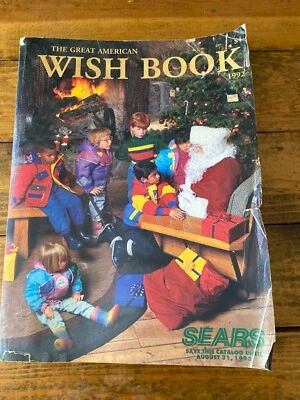 Vintage 1992 Sears Christmas Wish Book Mail Order Catalog - Image 1 of 4