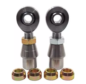 CHROMOLY 1/2 x 5/8-18 Panhard Bar Kit Heim Joint 1/2 Steel Cone Bung .095 - Picture 1 of 8