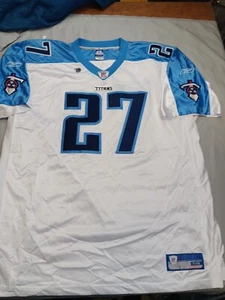 Tennessee Titans NFL Equipment Reebok Eddie George White Stitched Jersey Size 56 - Picture 1 of 12
