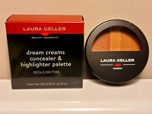 Laura Geller Dream Creams CONCEALER/HIGHLIGHTER Palette *Regular/MEDIUM/TAN* NIB - Picture 1 of 4