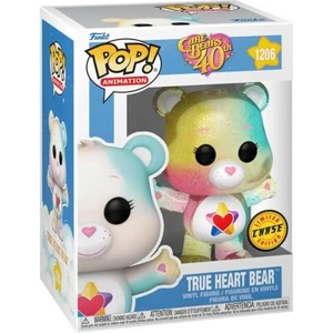 Funko Pop! True Heart Bear 1206 Care Bears 40th Anniversary CHASE Glow in Dark - Picture 1 of 3