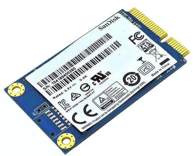 SanDisk X300 128 GB unità a stato solido computer portatile mSATA SD7SF6S-128G- - Immagine 1 di 1