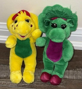 1992 Baby Bop and B.J Dinosaur Barney & Friends 8" - Picture 1 of 2