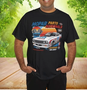 Vintage Mopar Racing Performance Logo Herren T-Shirt schwarz American - Bild 1 von 6
