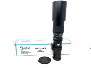 Spiratone Plura-Coat Sharpshooter 400mm f/6.3 Telephoto Lens + Box - Picture 1 of 11