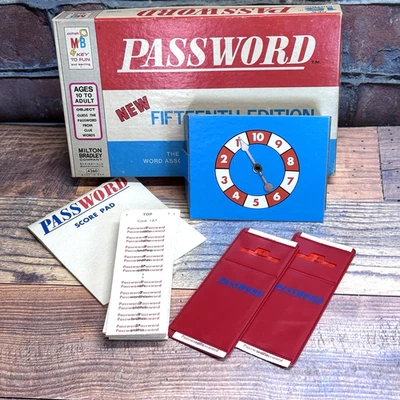 Milton Bradley Vintage 1962 Password Game 15th Edition Complete w /Instructions - Image 1 of 4