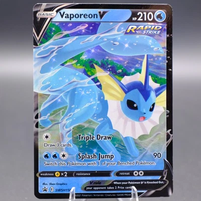 Vaporeon V - SWSH150 Promo SWSH: Sword & Shield Promo Cards Pokemon TCG NM - Image 1 of 2