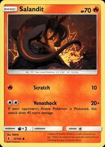 Salandit 15/145 | Sonne & Mond - Guardians Rising | Pokemon TCG | Englisch | Common - Bild 1 von 3