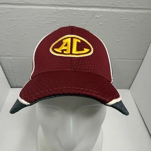 AVON LAKE SHOREMAN Hat Cap Mens Flex Fit Size M/L Maroon Embroidered Logo 3930 - Picture 1 of 11