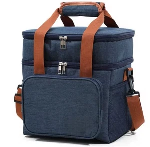Lunch Box Hand Bag Storage Food 3 Sides Heavy Duty Meal Prep Reusable Food - Picture 1 of 6