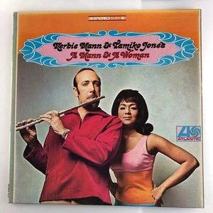 Herbie Mann & Tamiko Jones – A Mann & A Woman LP Atlantic Bossa Nova Soul Jazz - Picture 1 of 5