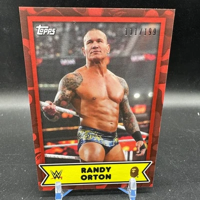Randy Orton Red Camo /199 2025 Topps WWE X BAPE - Image 1 of 2