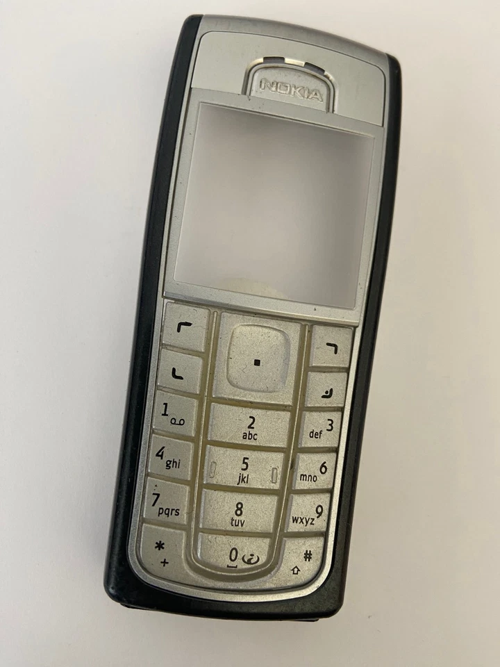 Funda Carcasa Frontal Nokia 6230, 6230i Original Repuesto Negra Buen Estado Foto 1 de 4