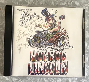 Lee Rocker Hot Rod Lincoln SIGNED By Johnny D'Artenay 1994 CD Luckys Tattoo - Picture 1 of 5