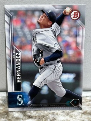 2016 Bowman Феликс Эрнандес No 80 моряков из Сиэтла - Изображение 1 из 2