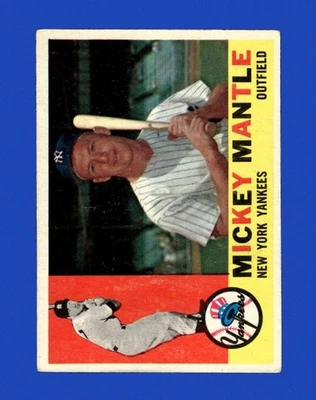 1960 Topps Set-Break #350 Mickey Mantle baja calidad *GMCARDS* Foto 1 de 2