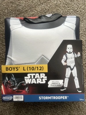 Star Wars Stormtrooper Boys Size L  - 2-Piece Set Costume Jazwares Play NEW - Image 1 of 2