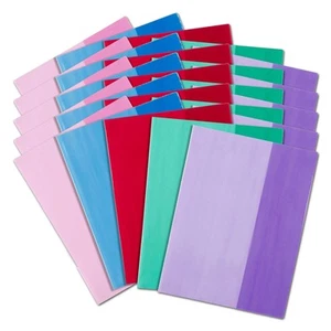 ConTact Book Sleeves A4 Slip-On Reusable Pack of 25 Assorted Tints - Picture 1 of 2