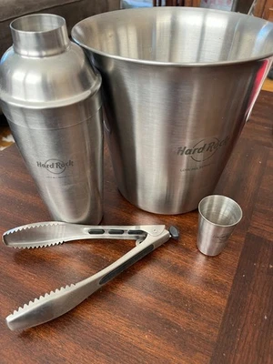 Hard Rock Cafe Love All Serve All Bar Set-Ice bucket, shaker, etc. - Image 1 of 4