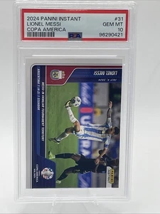 2024 Panini Instantánea Copa América #31 Lionel Messi PSA10 Impresión Limitada - Imagen 1 de 3