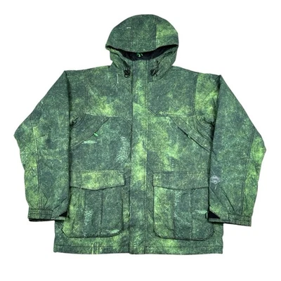 Columbia Omni Tech Jacket Waterproof Coat Mens Medium Ski Snowboard Forest Camo - Image 1 of 4