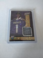 2014 Panini The National Convention Teddy Bridgewater Cracked Ice Patch D2