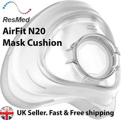 Genuine Resmed AirFit N20 Cushion Small/Medium/Large sizes available - Image 1 of 4