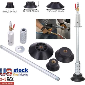 Steel Pneumatic Dent Puller Air Slide Hammer Car Depression Repair Tools w/3 Cup - Picture 1 of 12