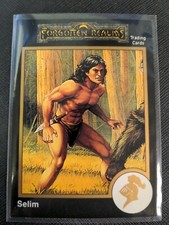 1991 Forgotten Realms Selim Warrior AD&D Gold Border Card #604 DD TSR Rare 