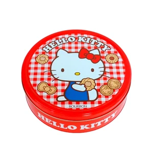 Sanrio Hello Kitty Bourbon Cookies Empty Tin Can Red Steel from Japan - Picture 1 of 8