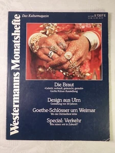 Westermanns Monatshefte Das Kulturmagazin 7/1985 Die Braut Design aus Ulm Weimar - Bild 1 von 8