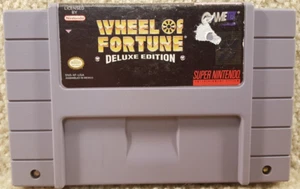 Working Vintage Super Nintendo SNES Wheel of Fortune Deluxe Edition Video Game - Picture 1 of 7