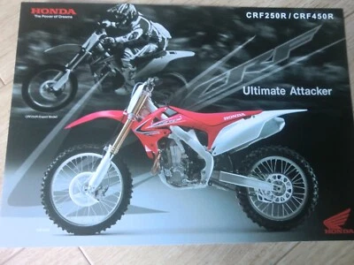 2012  honda   CRF250R CRF450R  Brochure  from JAPAN  CRF450R  CRF250 R 12 - Image 1 of 4