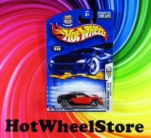 2003 Hot Wheels Red/Black BUGATTI VEYRON First Edition #030 HWM2-031922 - Picture 1 of 8