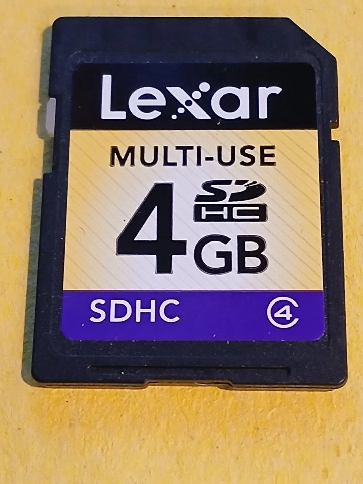 Lexar 4GB SDHC card (Class 4) Multi-use - Image 1 of 1