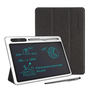 Tablette d'écriture électronique LCD 10 pouces planche à dessin avec étui de protection en cuir - Photo 1/11
