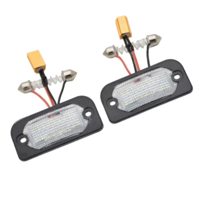 ABS 18LED License Plate Light Xenon White Lamp Set Fit for Benz W203 2D - Image 1 of 3