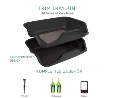 MARKENLOS Trim Tray Bin Trimmschale Pflanzen Trockensieb Keimschale Kräuter Erntesieb +++