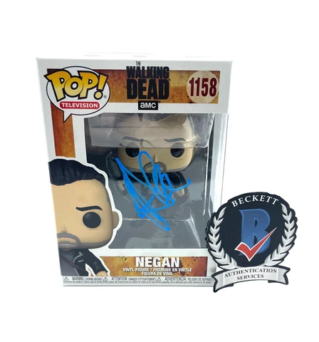 JEFFREY DEAN MORGAN SIGNED AUTOGRAPH FUNKO POP THE WALKING DEAD BECKETT BAS COA Cover