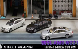 SW 1:64 Mercedes-Benz AMG S65L (W221) modello pressofuso metallo auto - Foto 1 di 7
