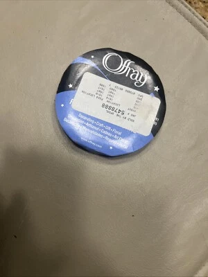 Offray  Ribbon 3/8in x 18ft White - Image 1 of 4