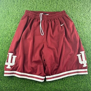 Vintage IU Indiana Hoosiers Shorts Mens Large Nike Basketball Swingman Y2K HTF - Picture 1 of 12